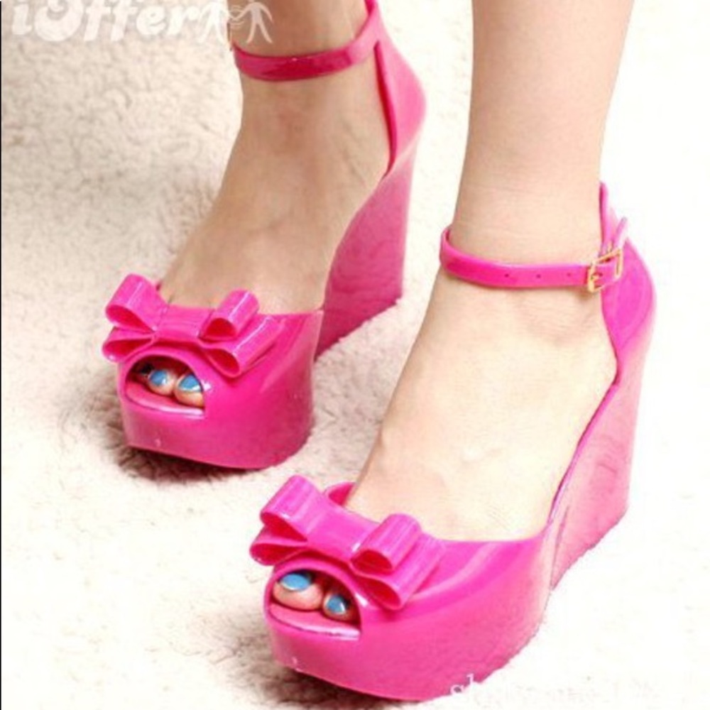 Vivienne Westwood x Melissa Cream Wedges